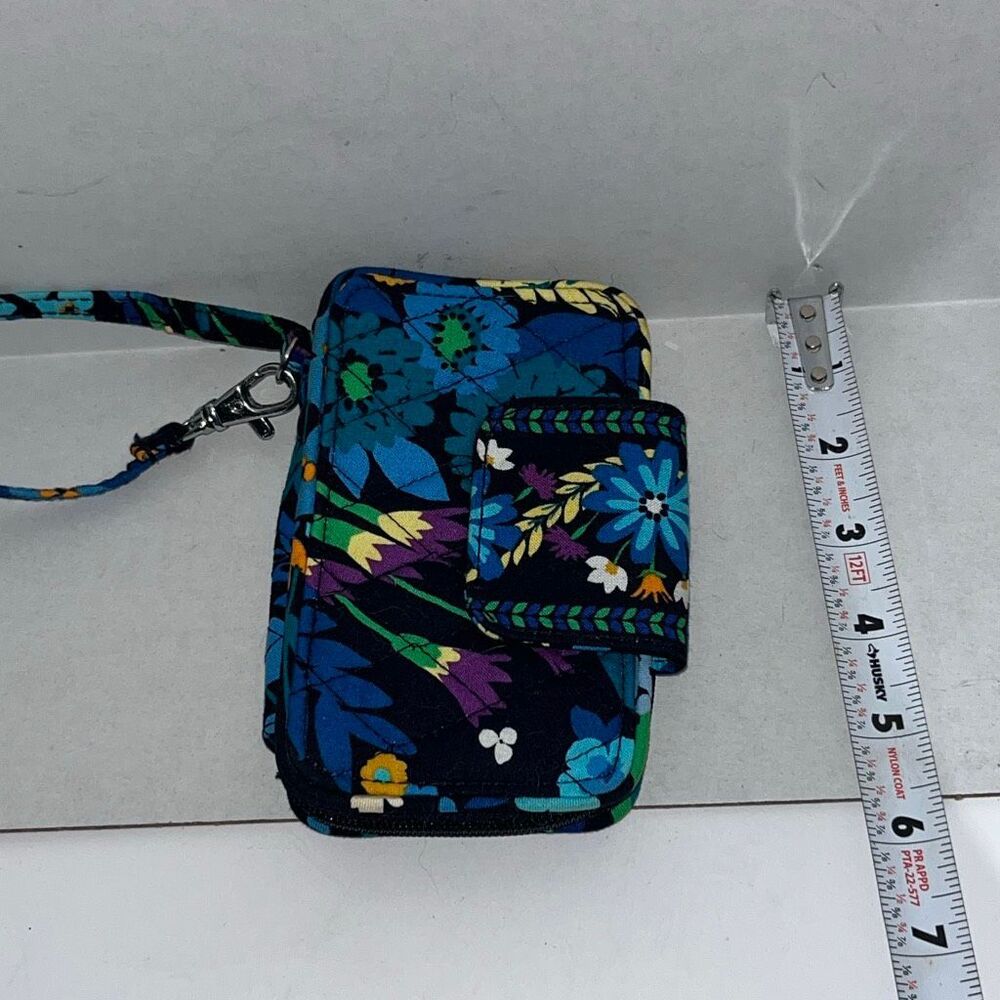Vera‎ Bradley Women's Multicolor Midnight Blue Floral Smartphone Wristlet